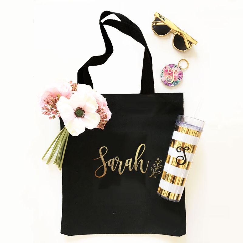 Custom Name Tote Bags