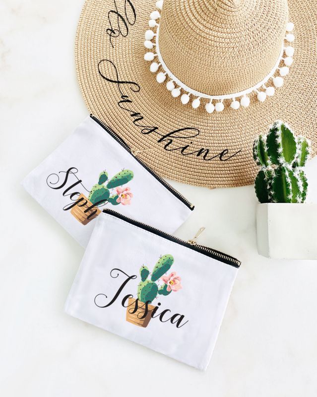 Fiesta Canvas Cosmetic Bags