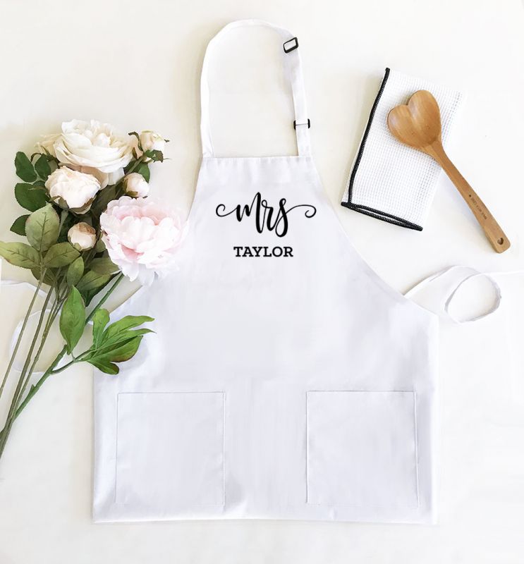 Mr & Mrs Personalized Aprons