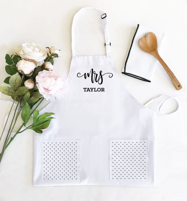 Mr & Mrs Personalized Aprons