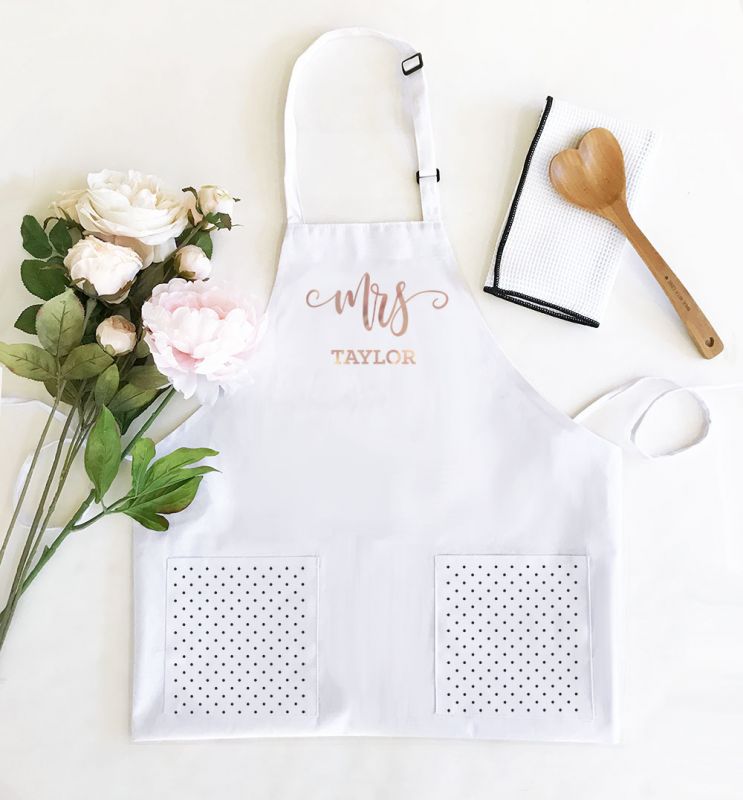 Mr & Mrs Personalized Aprons