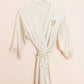Monogram Satin Lace Robe