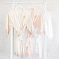 Monogram Satin Lace Robe