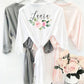 Personalized Floral Satin Robe