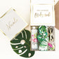 Monogram Palm Leaf Cotton Robes
