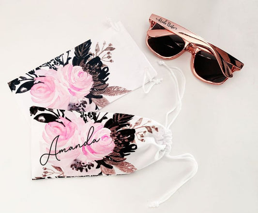 Floral Sunglass Pouches