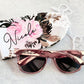 Floral Sunglass Pouches