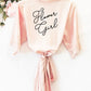 Satin Lace Flower Girl Robe
