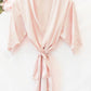 Satin Lace Child Robe