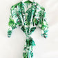 Palm Leaf Child Monogram Robe
