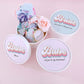 Round Gift Box - Retro Bride & Babe