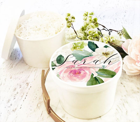 Round Gift Box - Spring Floral