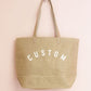 Curved Letter Jute Bags