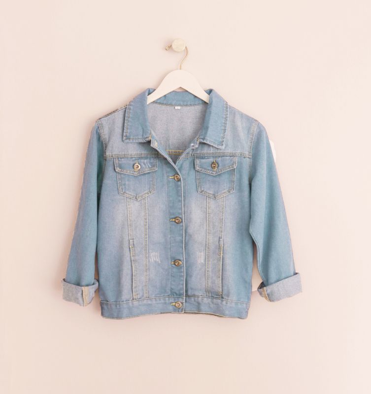 Bridal Floral Denim Jacket