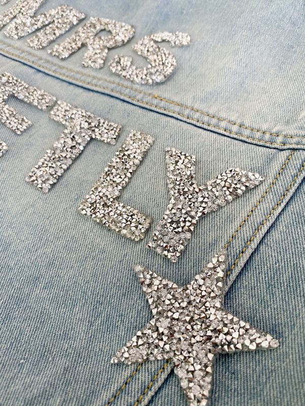 Bridal Sparkle Denim Jacket