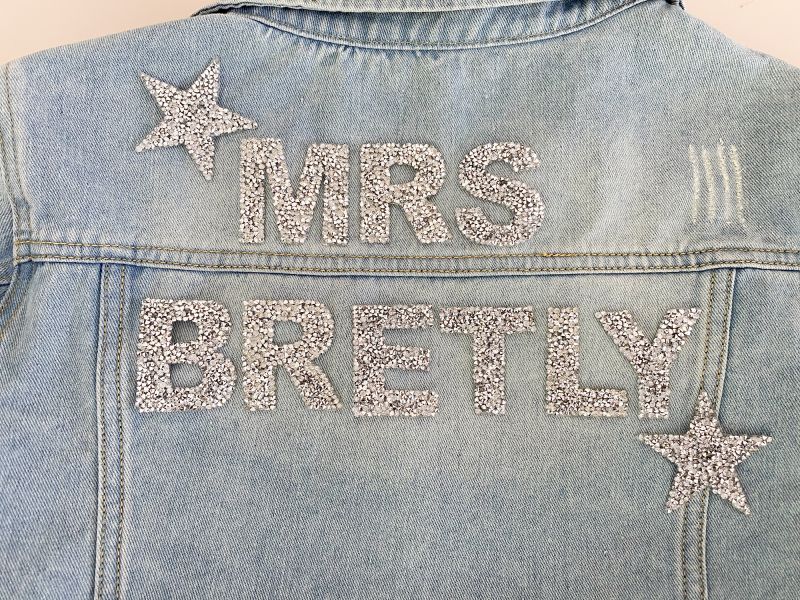 Bridal Sparkle Denim Jacket