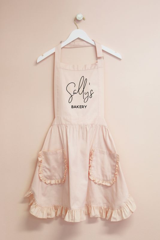 Personalized Ruffled Apron