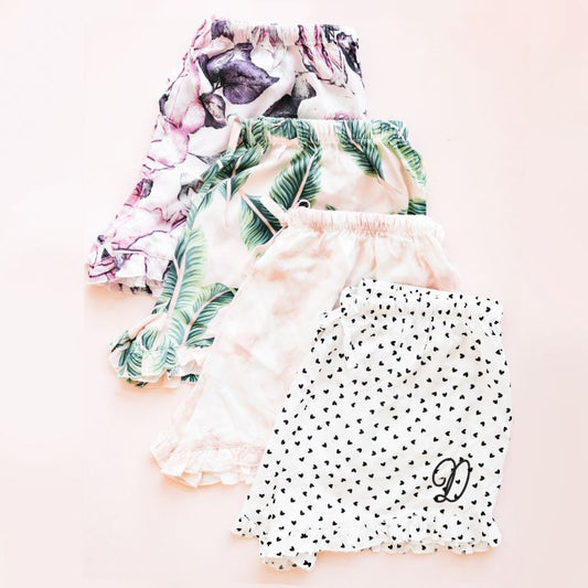 Pattern Pajama Shorts – Monogram