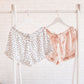 Pattern Pajama Shorts