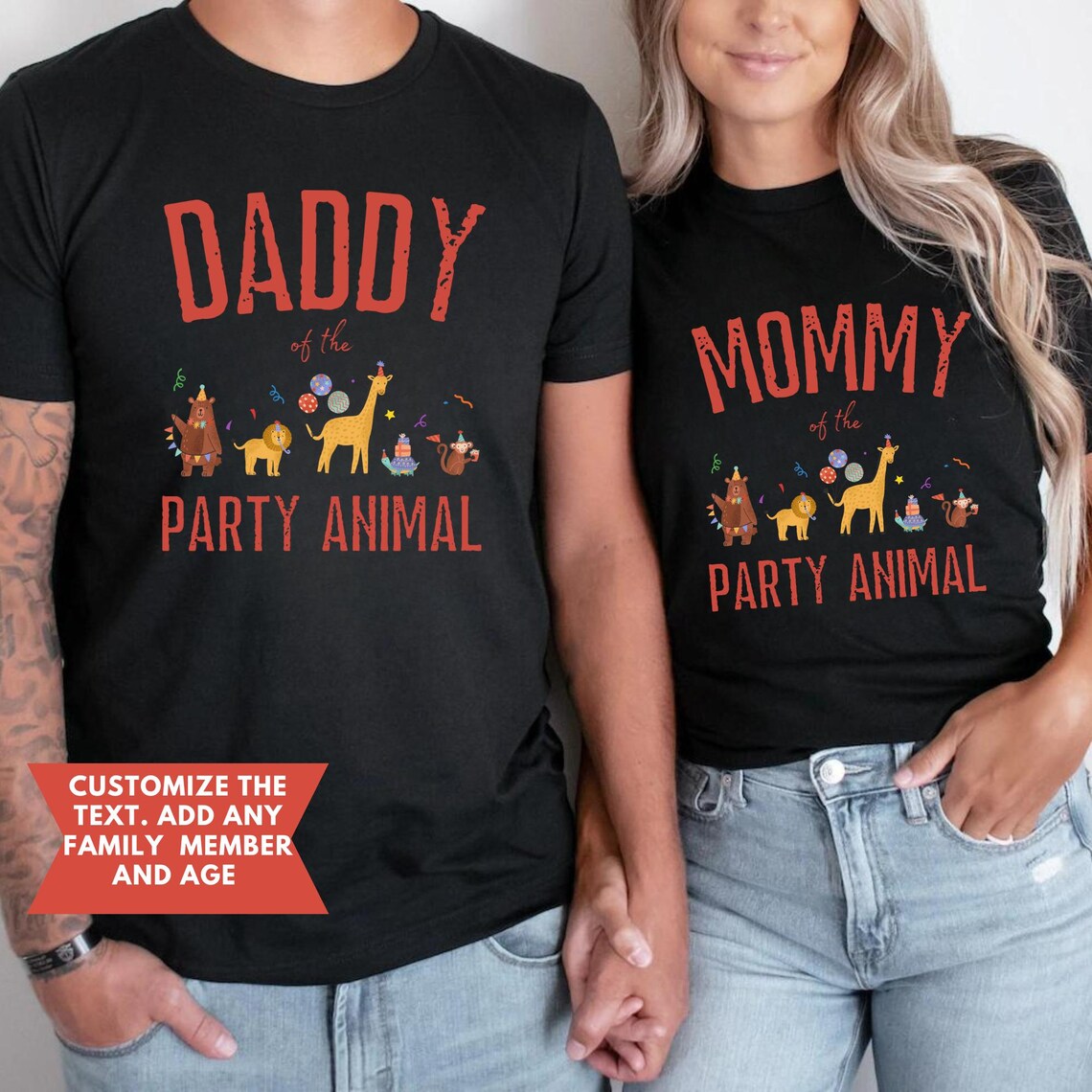 Personalized Party Animal Birthday Shirt, Zoo Animals Birthday, Party Animal Shirt, Matching Family Wild Safari Party Animals Birthday Shirt