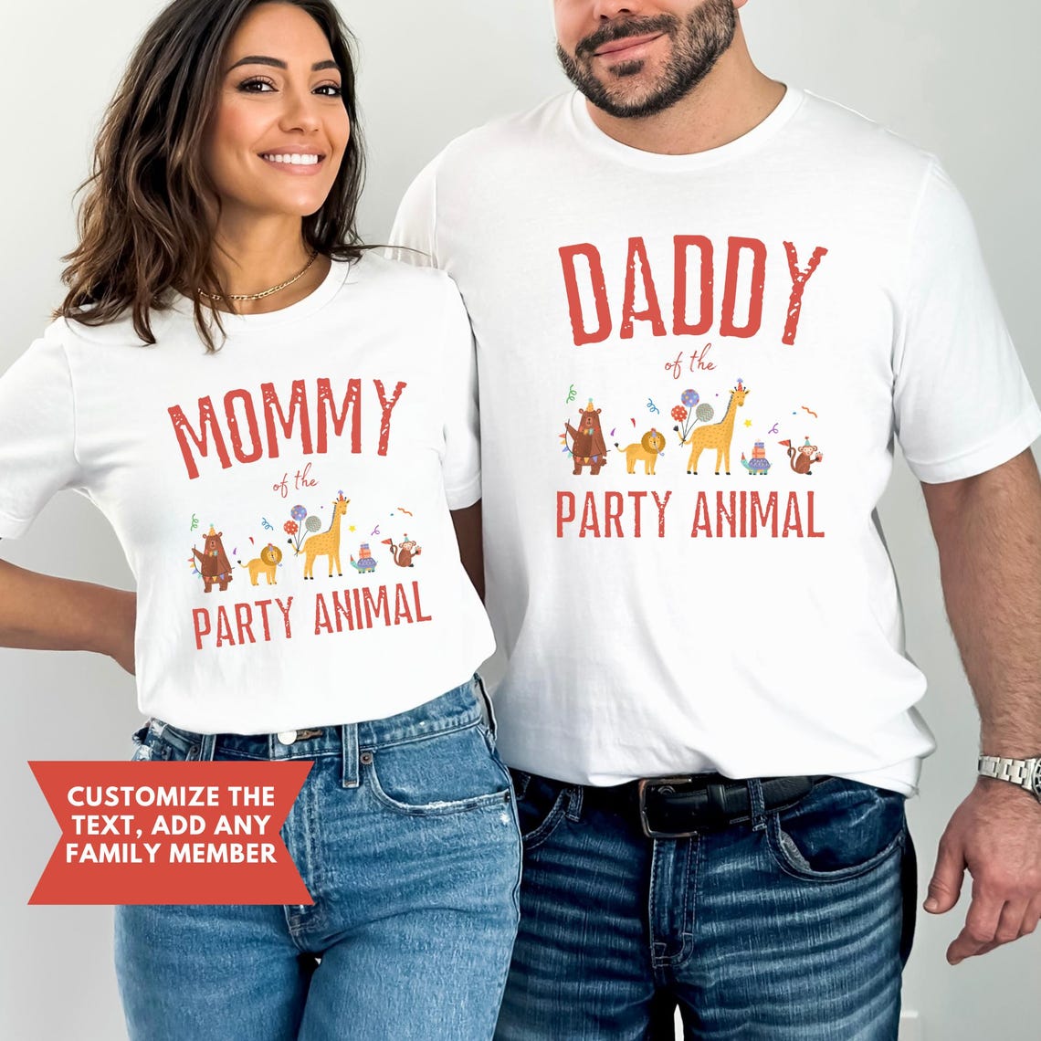 Personalized Party Animal Birthday Shirt, Zoo Animals Birthday, Party Animal Shirt, Matching Family Wild Safari Party Animals Birthday Shirt
