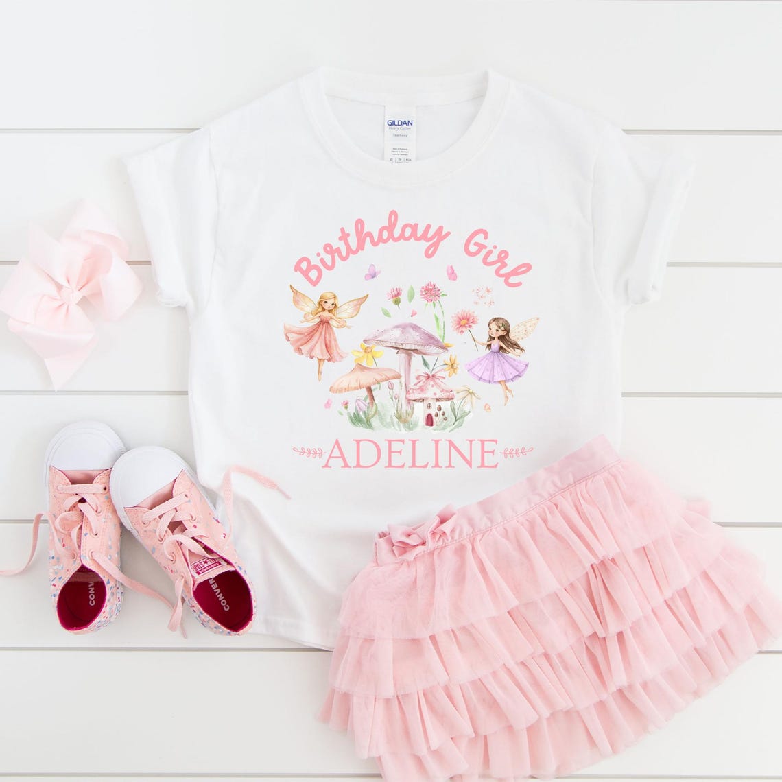 Fairy Birthday Shirts, Magical Fairy Birthday Outfit, Whimsical Fairytale Birthday Shirt, Fairy Matching Mommy and Me Shirts