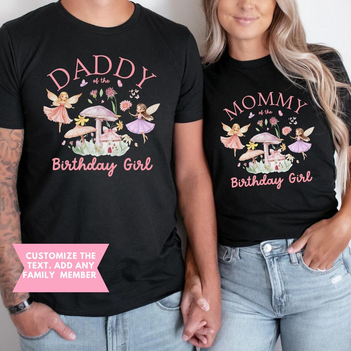 Fairy Birthday Shirts, Magical Fairy Birthday Outfit, Whimsical Fairytale Birthday Shirt, Fairy Matching Mommy and Me Shirts