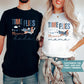 Airplane birthday family shirts Airplane first birthday party Custom names family birthday boy shirt Flight crew first birthday Matching
