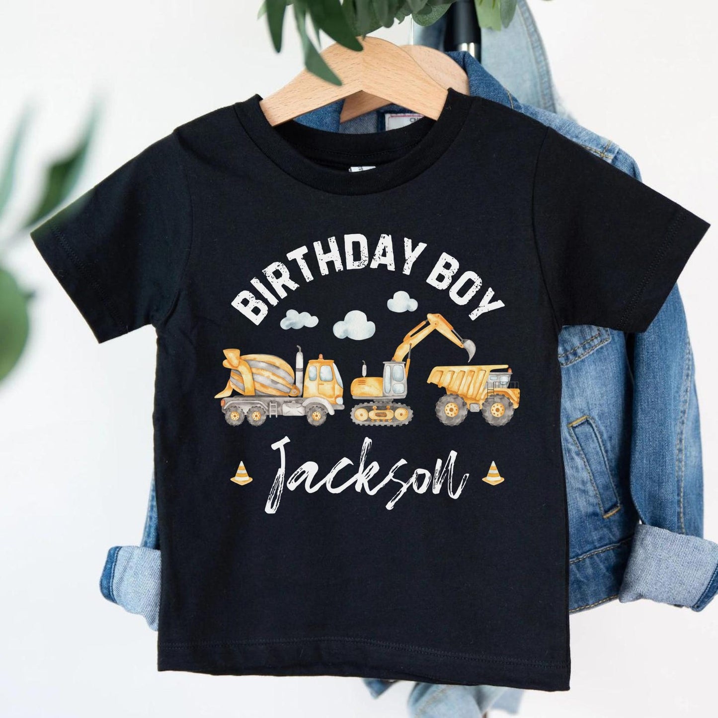 Construction Crew Matching Shirts, Birthday Construction Shirts, Three and Diggin' It, Excavator Birthday, Bday Boy Tee, Dump Truck Birthday