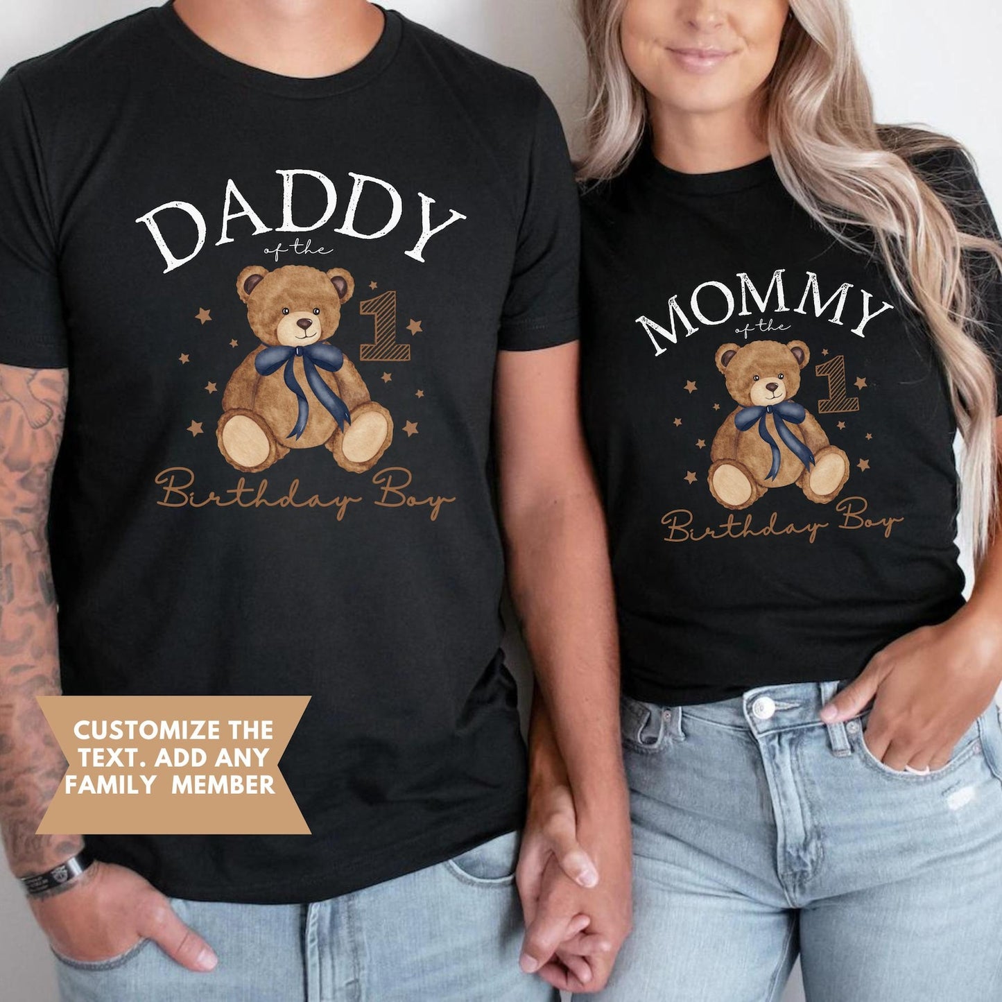 Beary First Birthday Shirt, Matching Family Birthday Shirts, Bear 1st Birthday, Any Age Teddy Bear Birthday Outfit, Mommy and Me Shirts