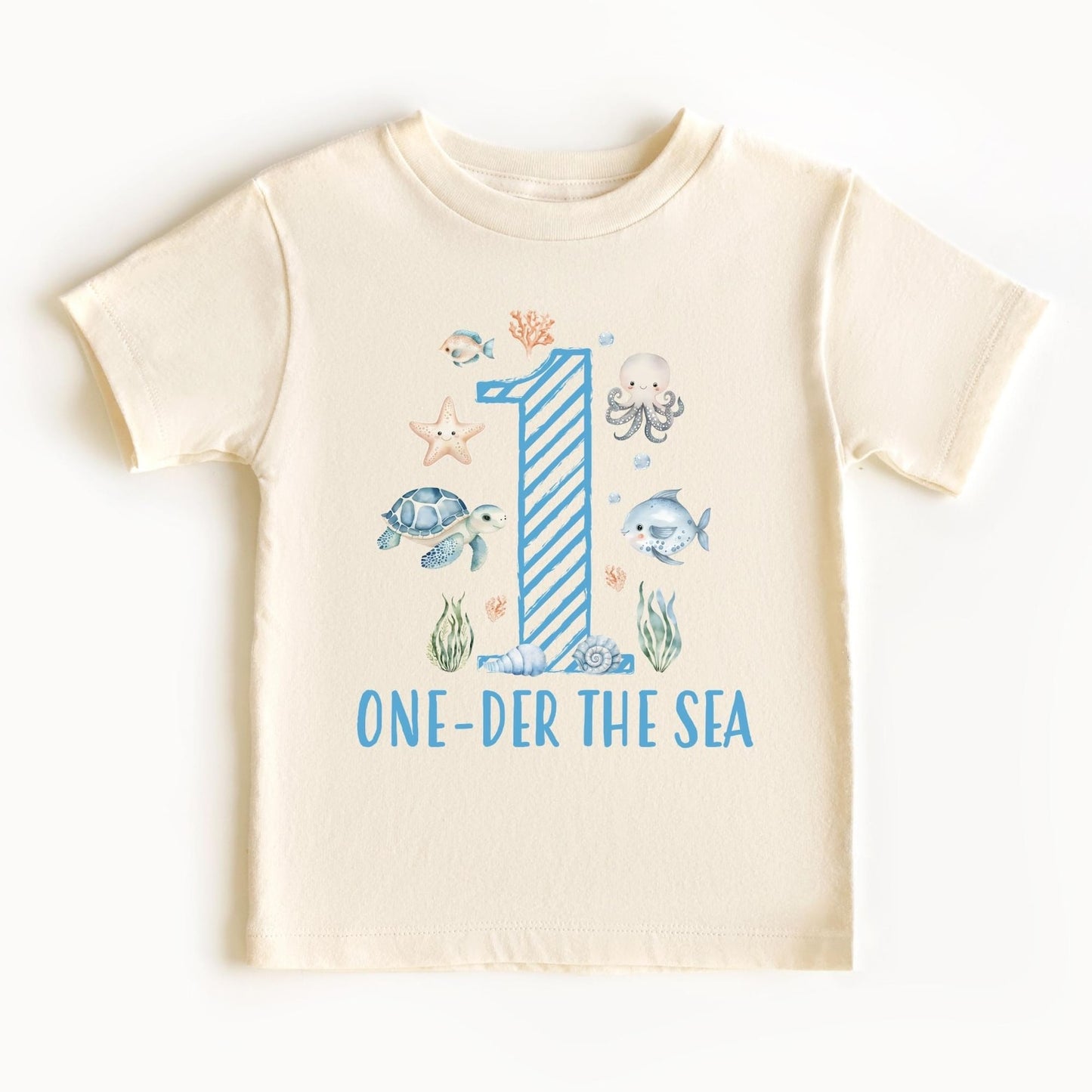 Oneder the Sea Birthday Shirt: Under the Sea First Birthday Family Matching T-ShirtsOneder the Sea Birthday Shirt, Under The Sea Birthday