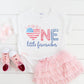 4th of July Family Shirts One Little Firecracker Birthday, Fourth of July Matching T-Shirts All American Mom, Dad, first birthday shirt