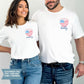 4th of July Family Shirts One Little Firecracker Birthday, Fourth of July Matching T-Shirts All American Mom, Dad, first birthday shirt